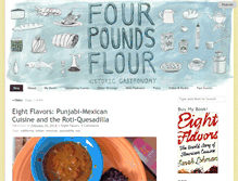 Tablet Screenshot of fourpoundsflour.com